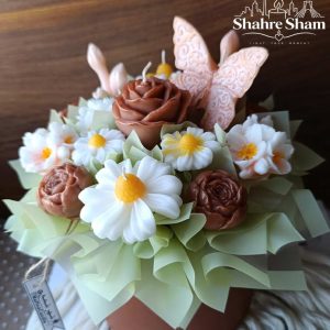 باکس گل شمع کادویی رامیلا