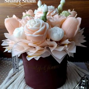 باکس گل شمعی گلبهی خاص