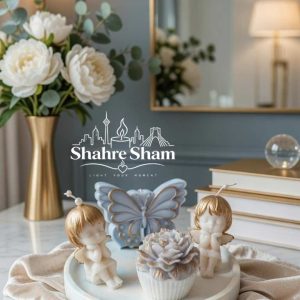 angel-and-butterfly-candle-set ست شمع فانتزی فرشته و شمع پروانه