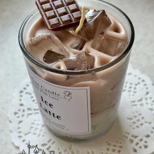 شمع لیوانی آیس لاته ICE LATTE