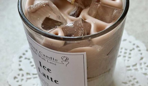 شمع لیوانی آیس لاته ICE LATTE