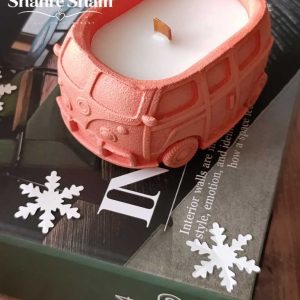 شمع اتوبوسی آجری‌رنگ