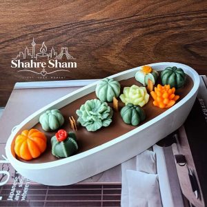 شمع فانتزی قایقی کاکتوس