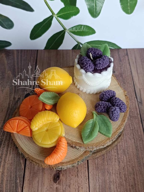 شمع کیک میوهای شاتوت