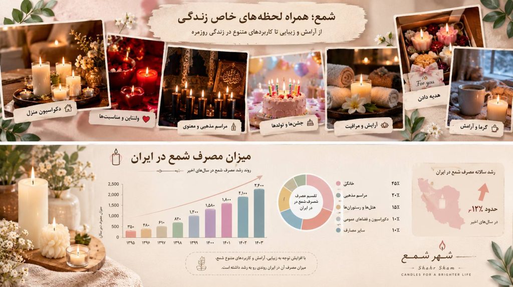 میزان مصرف شمع در ایران چقدر است؟ 3 file 00000000cff88211ab0d9ef9719c5ec0