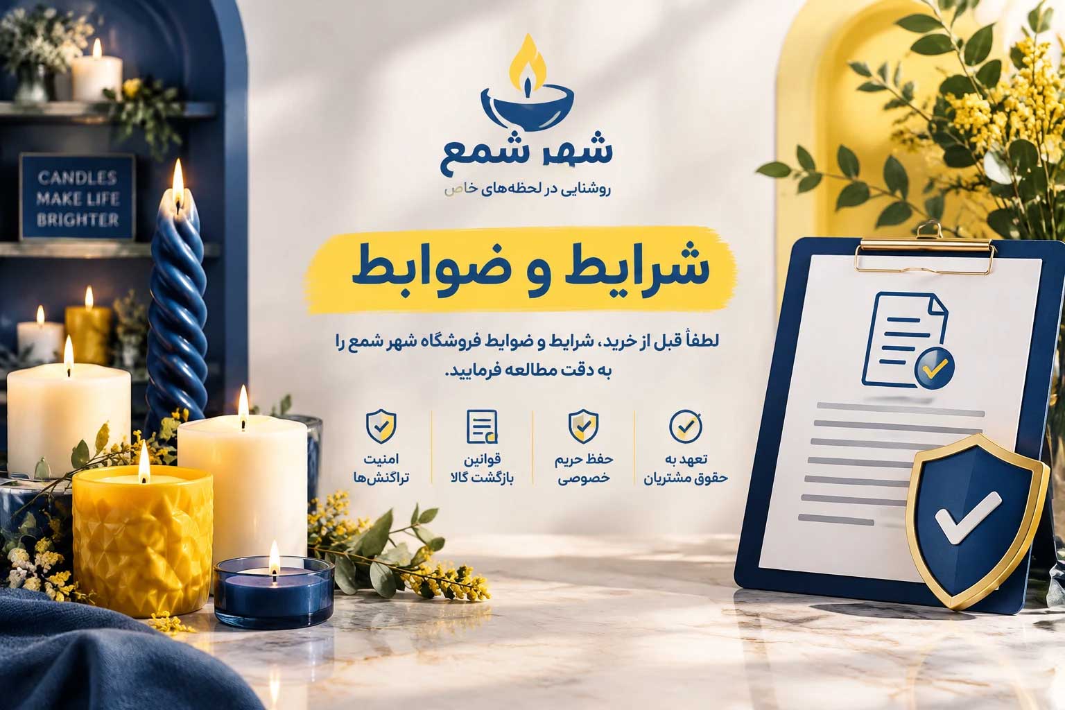قوانین و مقررات سایت فروشگاه